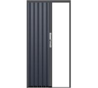 Paravent de porte coulissante pliable de 60 à 180 cm de large - Séparateur de pièce élégant et peu encombrant pour décoration d'intérieur