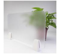 Paravent de séparation de bureau en acrylique givré avec pince de serrage Idéal pour les étudiants et cantines Protection contre les éternuements améliore l'intimité de l'espace de travail 60 x 40 cm