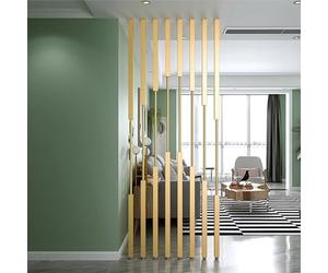 Paravent de séparation de pièce, du sol au plafond avec design contemporain pour décoration de salon, restaurant et bureau