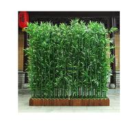 Paravent de séparation en bambou artificiel pour intimité intérieure, séparateur de pièce décoratif pour salon, réception et hôtel