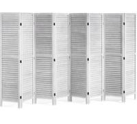 Paravent de séparation en bois VEVOR Paravent pliable en 8 parties, séparation de pièce de 325 cm de long, paravent décoratif portable pour séparer les pièces avec style européen