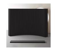 Paravent De Séparation Noir Rétractable Et Pliable, Cloison De Bureau En Papier Pour Séparer Les Pièces, Facile À Déplacer Et Portable, Noir - 3 X 2,8 M / 9,84 X 9,19 Pi,Black-3X2.8 M/9.84X9.19 Ft