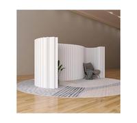 Paravent de séparation pliable en papier, séparateur portable pour bureau, studio, dortoir et espaces de vente au détail, 120 x 600 x 19 cm