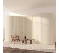 Paravent de séparation pliable et réglable pour la maison, le bureau et l'affichage - Polyvalent - 2 m de hauteur x 2 m de long - Léger et facile à utiliser