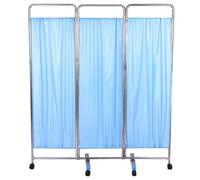 Paravent de séparation Pliable sur roulettes avec roulettes verrouillables pour hôpitaux, cliniques, Salons de Coiffure, cloison temporaire Mobile