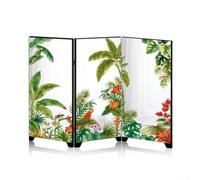 Paravent de table de style chinois pliable en acrylique - Séparateur de pièce - Support décoratif oriental - Petit panneau de séparation de bureau - Décoration d'intérieur asiatique moderne (D)