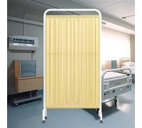 Paravent d'intimité médical roulant avec roulettes, séparateur de pièce pliable, 1,8 m de haut, clôture temporaire pour clinique/patient/salles d'examen