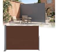 Paravent d'intimité rétractable, résistant aux UV, imperméable, pliable, pour ombrage extérieur, jardin, terrasse, balcon, jardin, 200 x 500 cm