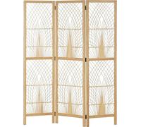 Paravent DKD Home Decor 136 x 2,5 x 180 cm Métal Bambou 30 x 40 cm