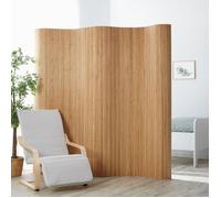 Paravent en bambou, hauteur 195 cm, marron | Cloison de séparation, paravent