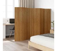 Paravent en bambou marron - 400 cm de largeur x 165 cm de hauteur - Pliable - Protection contre les regards indiscrets - Pour chambre à coucher, salon, bureau, décoration intérieure