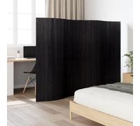 Paravent en bambou noir, 250 x 165 cm, pliable, autonome, brise-vue pour chambre à coucher, salon, bureau, séparation et intimité