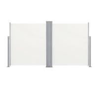 Paravent Extérieur multifonctionnel HOME - Brise-Vue - Auvent latéral double rétractable de patio 170x600 cm Crème|10586