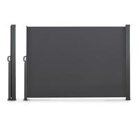 Paravent extérieur rétractable 180 x 300 CM gris anthracite store latéral