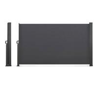 IDMarket Paravent extérieur rétractable 180 x 400 cm Store latéral Gris anthracite