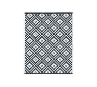 Paravent extérieur rétractable 180 x 400 cm motif pierre store latéral