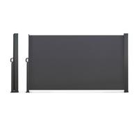 Paravent Extérieur Rétractable 200 X 400 Cm Gris Anthracite Store Latéral Gris