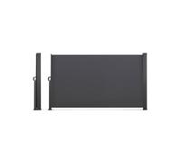 Paravent Extérieur Rétractable 200 X 400 Cm Gris Anthracite Store Latéral Gris