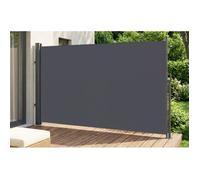 Paravent extérieur rétractable gris anthracite - CASANOOV - Pilat - 500 x 160 cm