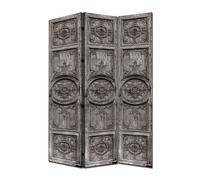 Paravent - Fine Asianliving - L120xH180 - 3 Panneaux - Toile - Bois massif