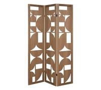 Atmosphera Paravent Hernan ajouré 121 x 170 cm marron