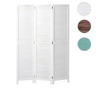 Paravent HWC-C30, cloison de séparation, style shabby vintage, 170x120 cm blanc