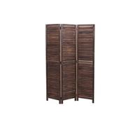 Paravent HWC-C30, cloison de séparation, style shabby vintage, 170x120 cm brun