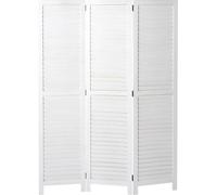 Paravent MENDLER HWC-C30, cloison de séparation, style shabby vintage, 170x120 cm blanc Blanc
