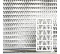 Paravent Interieur Panneau d'écran en PU 3D Creux, Panneaux de séparation Pierre Souple, for extérieur/intérieur, 9 pièces, séparateur pièce étanche 60x120cm(7PCS 23.6x47.2/60x120cm)