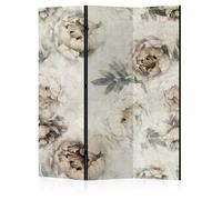 Paravent intérieur - unilateral - LumaSoul - Motif Floral - 2-3-1-0-3a-1-1-3 - 3 parties - 172x135 cm - Fleurs 6