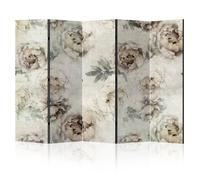 Paravent intérieur - unilateral - LumaSoul - Motif Floral - 2-3-1-0-3a-1-2-5 - 5 parties - 172x225 cm - Fleurs 6