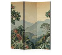 Paravent intérieur - unilateral - LumaSoul - Motif Nature - 5-2-15-0-3a-1-2-5 - 5 parties - 172x225 cm - Jungle 1