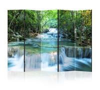 Paravent intérieur - unilateral - LumaSoul - Motif Nature - 5-2-7-0-3a-1-2-5 - 5 parties - 172x225 cm - Cascade 2
