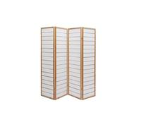 Paravent japonais en bois et papier de riz L177 cm GIBON