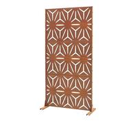 Paravent Kilsturd acier corten 180 x 90 x 40 cm rouille