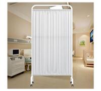 Paravent médical à 1-5 Panneaux, cloison de séparation Pliable et Portable de 1,8 m de Haut avec roulettes pour hôpitaux/cliniques/Bureaux/Salons de beauté (Blanc, 4 Panneaux)