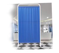 Paravent médical Mobile - Cloison Pliante à Cadre métallique pour salles d'hospitalisation, Salons de beauté et établissements de santé - Solution de confidentialité avec Porte sur Pied à 5