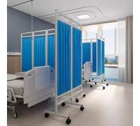 Paravent Médical, Paravent Médical Mobile Sur Roulettes, Séparateur D'espace Configurable Et Modulable, Séparateur D'espace Pliable À Structure En Acier, Gain De Place(1-panel)