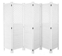 Paravent HWC-A84 170x245cm blanc