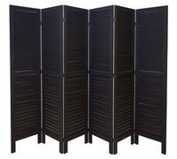 Paravent MENDLER HWC-G30 shabby 170x240cm anthracite