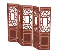 Paravent Miniature Pliable Style Chinois Vintage 1: 20 Café