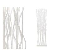 Paravent MJ84091-B Blanc Bois de Saule 50 x 182 x 13 cm 4 Branches - Marque : Gift Decor - EAN : 8430852946546