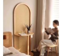 Paravent Mural, Écran De Privacy Freestanding, Paravent Bois Tissé À La Main, Cloison pour Patio, Panneaux Décoratifs pour Entrée Et Bureau(C)