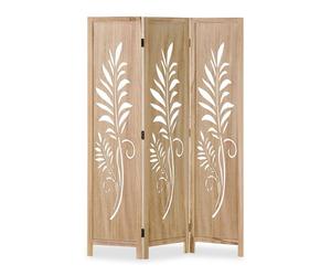 Paravent naturel design 3 panneaux