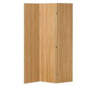 Homestyle4u Paravent 3121 Lot de 3 entretoises en bambou naturel, séparateur d'intérieur en bois H x l : 170 x 120 cm, cloison de séparation pour chambre à coucher, brise-vue pour salon