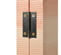 Paravent pliable 120 x 170 cm Paris la nuit - Cadre en bois massif et toile pour salon, chambre à coucher - Peu encombrant et élégant