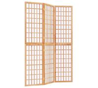Paravent pliable 3 panneaux 120 x 170 cm noir style japonais | Bois de sapin massif, papier de riz Shoji, design pliable, 120 x 170 cm, noir