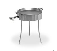 VAELLO - Paravent à Réchaud à Gaz en Inox - Adapté aux Brûleurs et Réchauds à Paella Jusqu’à Ø 70 cm - Accessoire Cuisine Extérieure, Camping, Pique-Nique