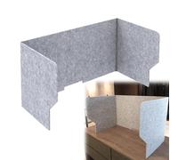 Paravent Réduction Du Bruit, Léger Et Portable Cloison De SéParation Acoustique, Durable Séparateur De Table Acoustique, Protéger La Vie Privée, Pour Maison/Bureau/École/Bibliothèque(Greys,60cm)