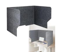 Paravent Réduction Du Bruit, Léger Et Portable Cloison De SéParation Acoustique, Durable Séparateur De Table Acoustique, Protéger La Vie Privée, Pour Maison/Bureau/École/Bibliothèque(Dark-grays,60cm)